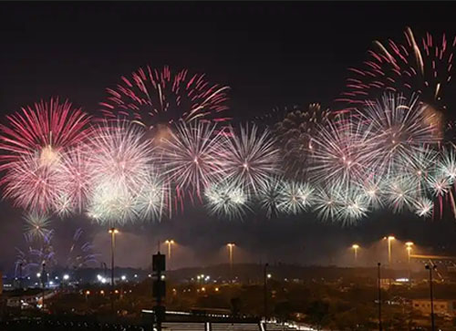 宜丰县焰火晚会